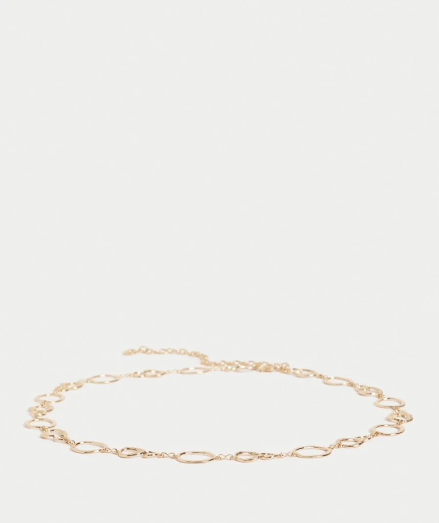 Sportsgirl Gold Cadence Beaten Chain Belt for Women