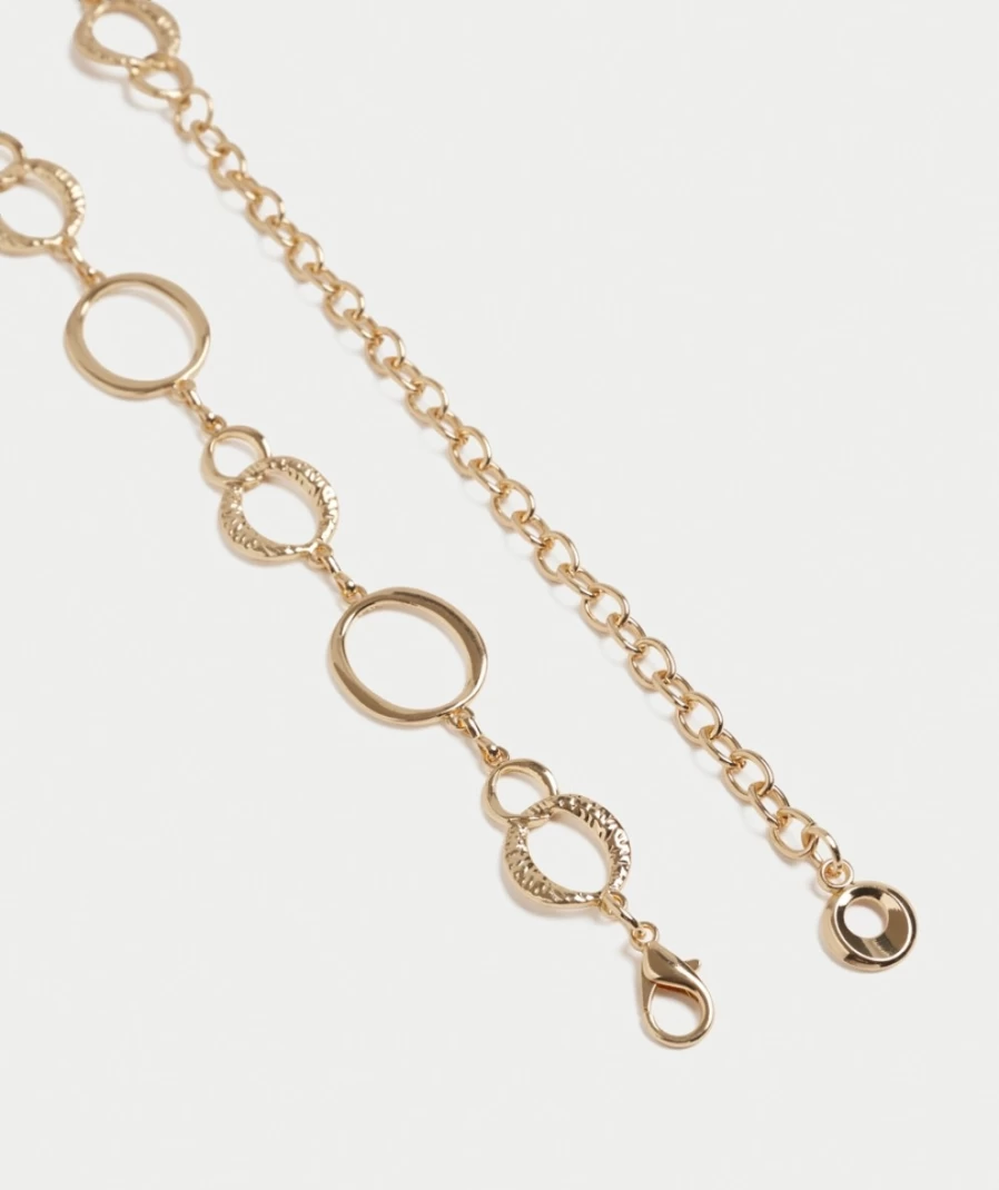 Sportsgirl Gold Cadence Beaten Chain Belt for Women