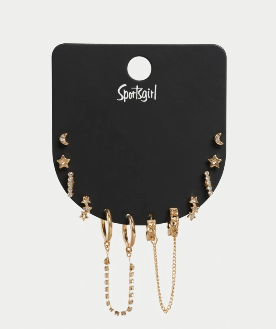 Sportsgirl Gold Celestial Ear Cuff & Chain Pack for Women