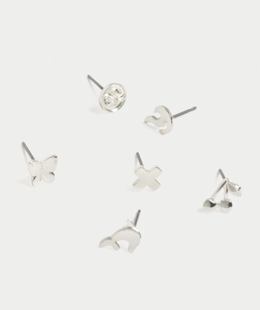 "Sportsgirl Women's Silver Stud Pack - Novelty Fashion Accessories"
