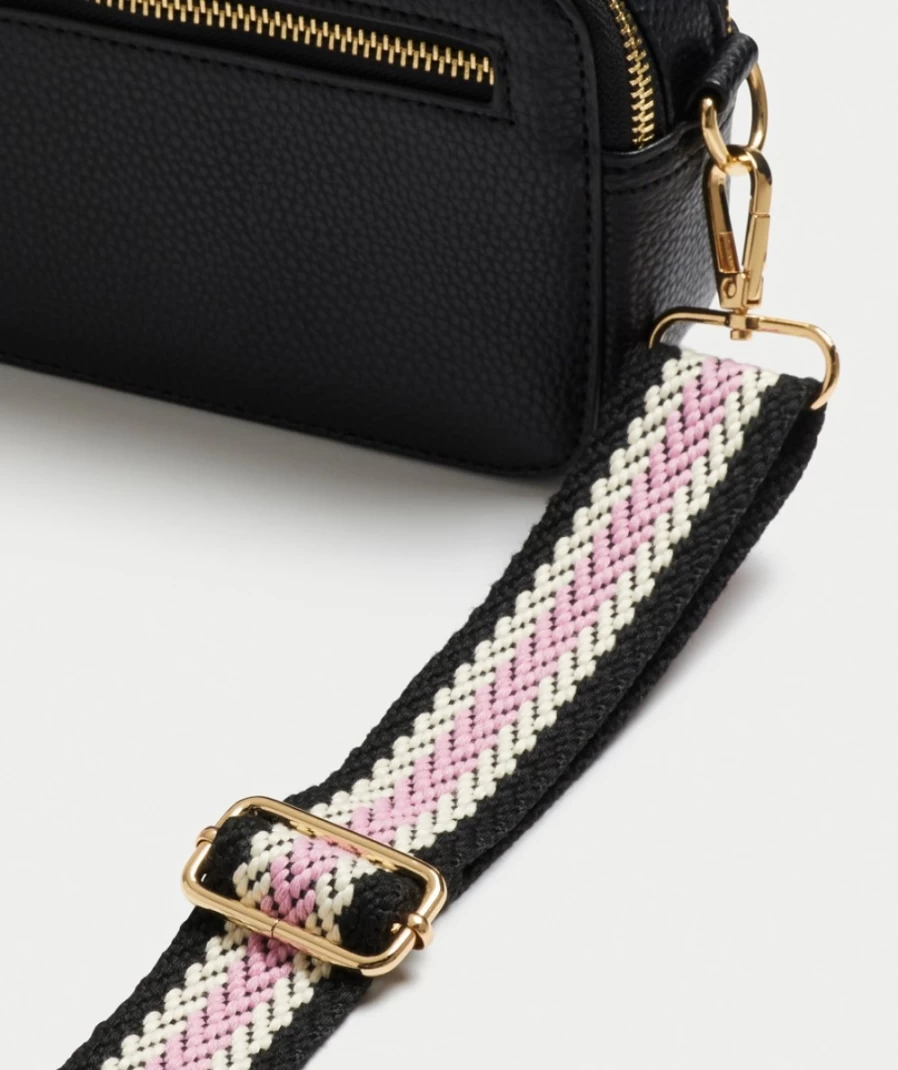 "Sportsgirl Women's Pink Multi Webbing Strap - Adjustable Fashion Accessory"
