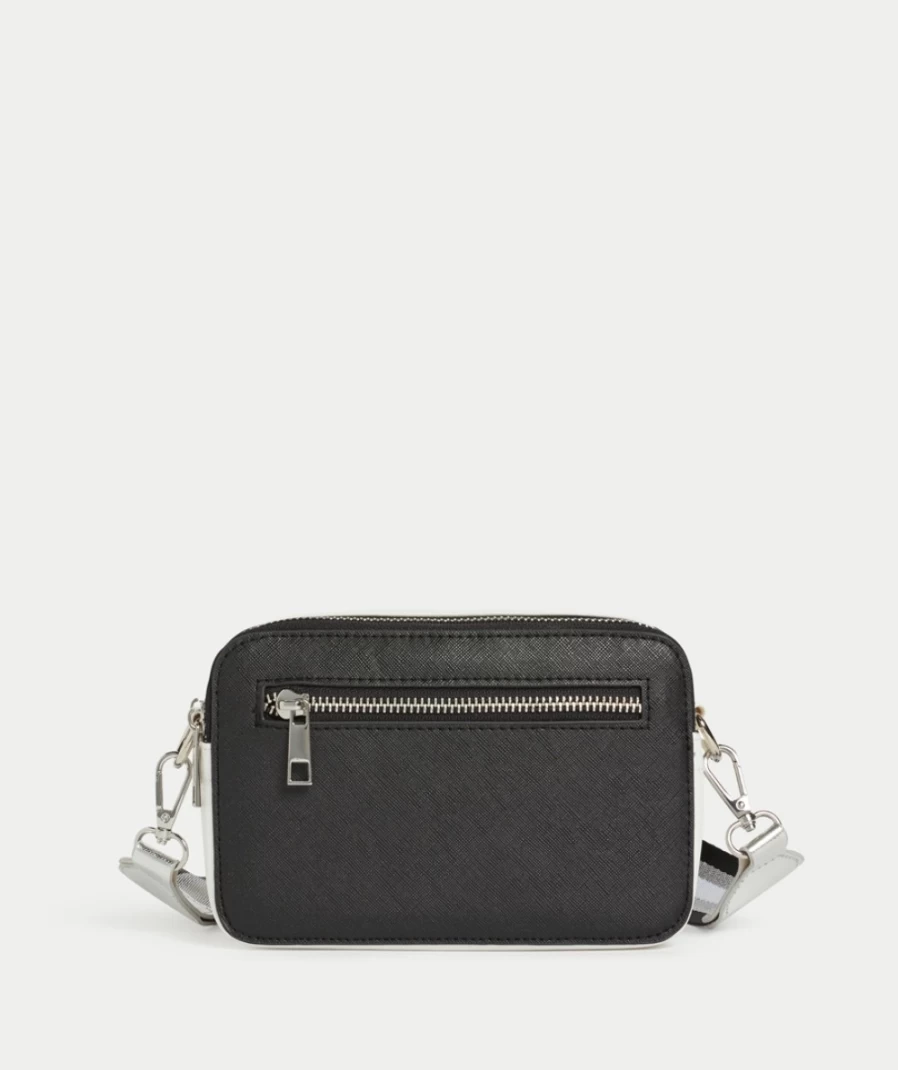 Sportsgirl Women's Black & White Dillon Spliced Crossbody Camera Bag