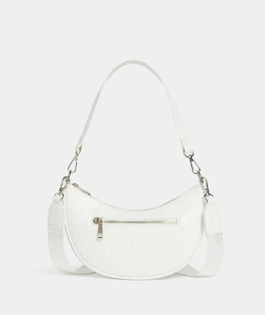 Sportsgirl Women's White Vivianne Crocodile Cross Body Bag