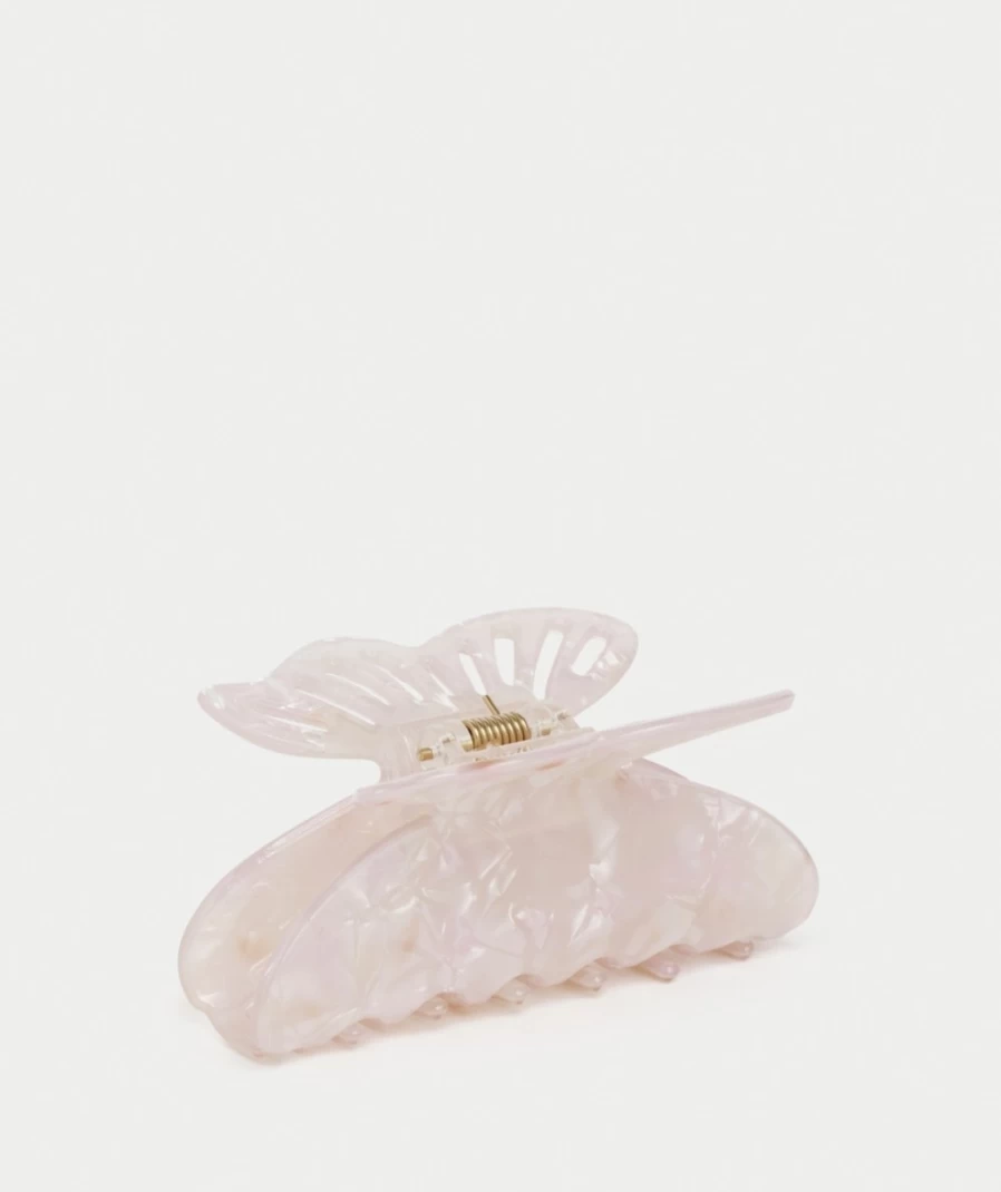 Sportsgirl Pearl Butterfly Arch Hair Claw for Women - Stylish Hair Clip