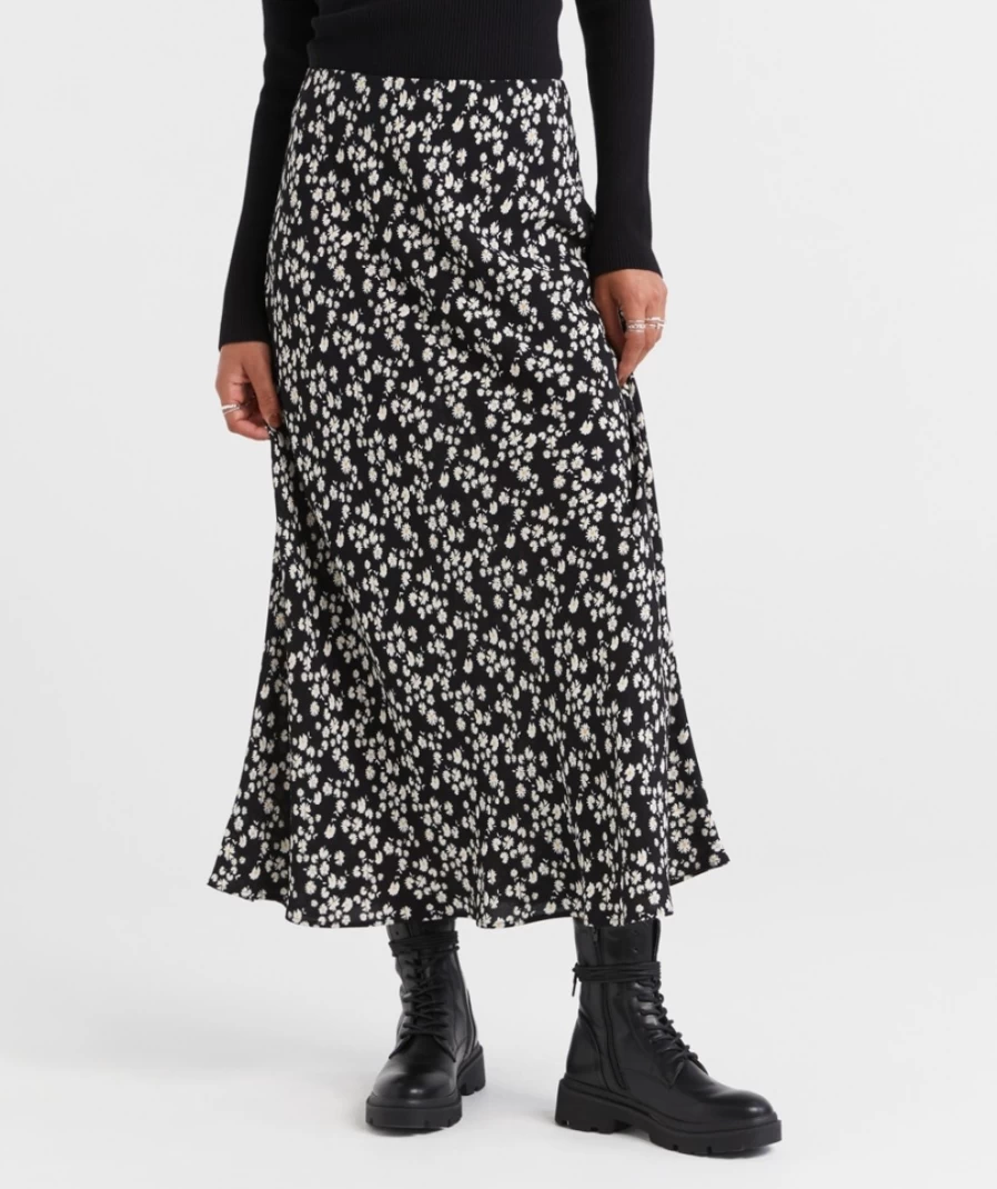 Sportsgirl Women's Floral Harley Crepe Midi Skirt