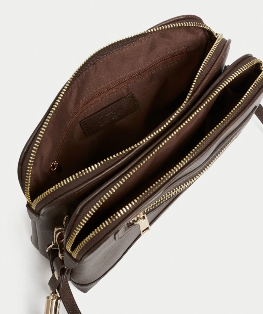 Sportsgirl Women's Chocolate Sophia Sling Bag - Stylish Crossbody Handbag