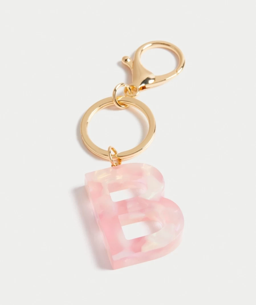 Sportsgirl Women's Pastel Pearl Alphabet Keyring - Multi Color Customizable Charm