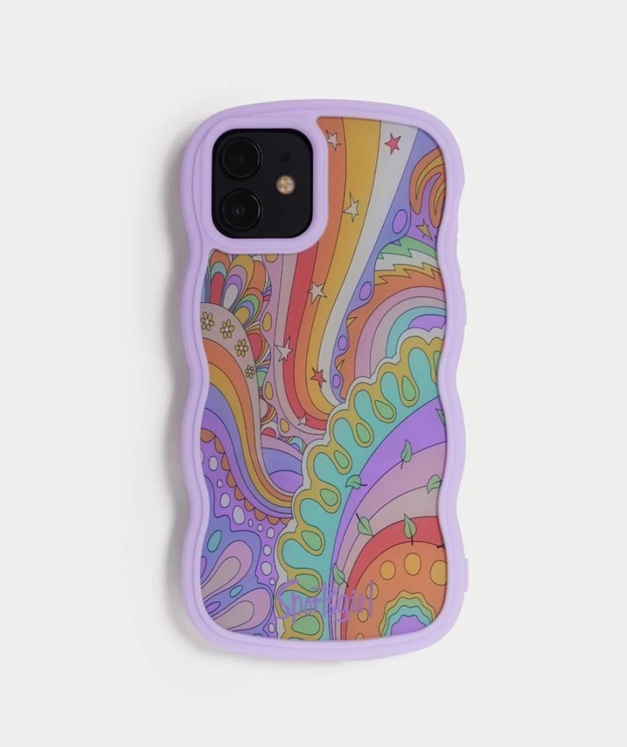 "Sportsgirl Women's Psychedelic Wonderland Multi-Color Phone Case"