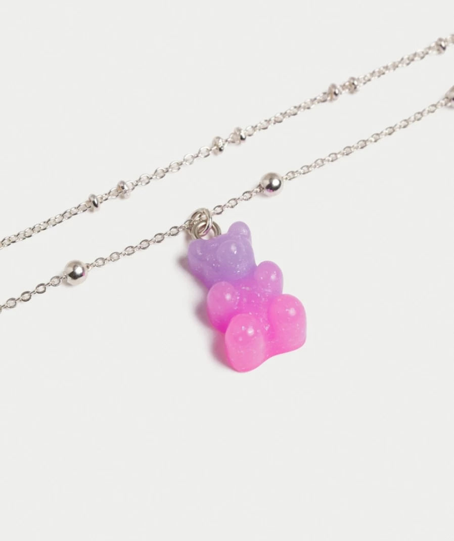 Sportsgirl Women's Silver Charm Pendant Necklace Pack - Elegant Layered Pendant Jewelry Gift