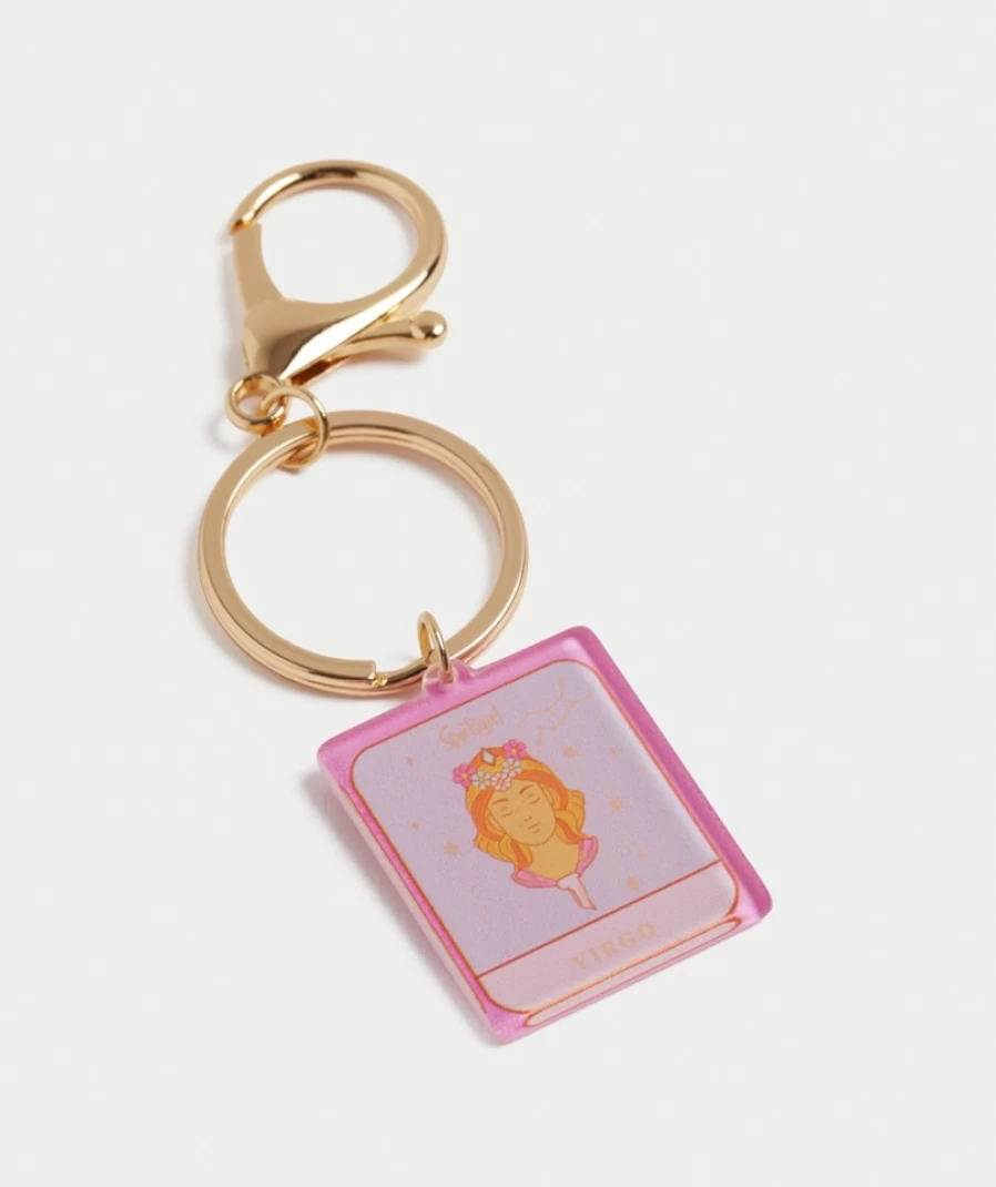 Sportsgirl Gold Zodiac Keyring for Women - Stylish & Trendy Astrology Gift