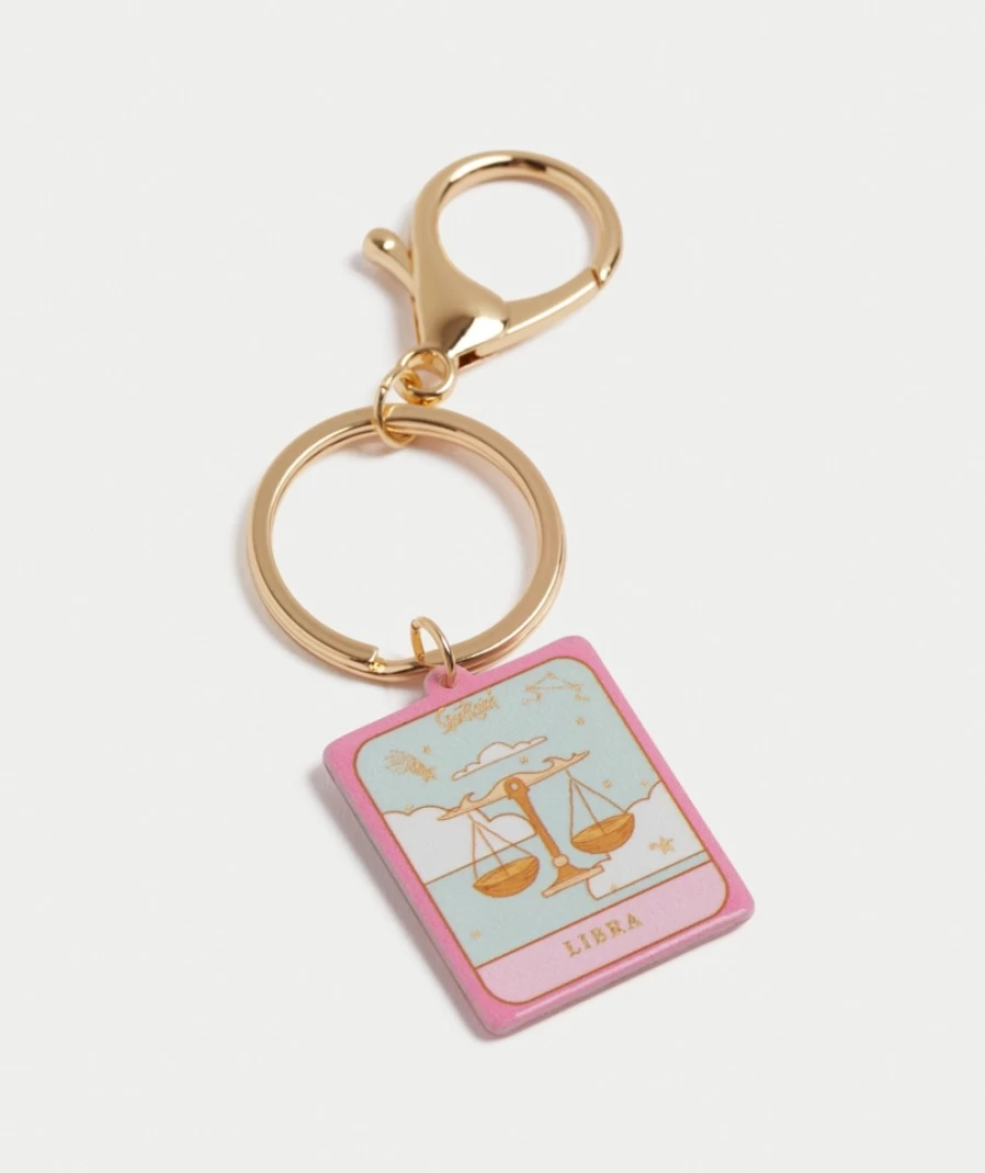 Sportsgirl Gold Zodiac Keyring for Women - Stylish & Trendy Astrology Gift