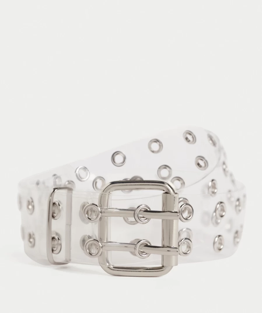 Sportsgirl Women's Clear Transparent Fashion Belt - Roxanne Stylish Accessory