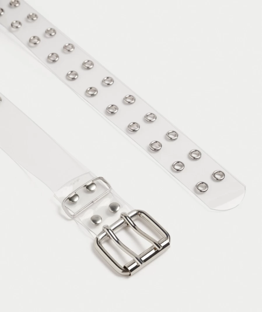 Sportsgirl Women's Clear Transparent Fashion Belt - Roxanne Stylish Accessory