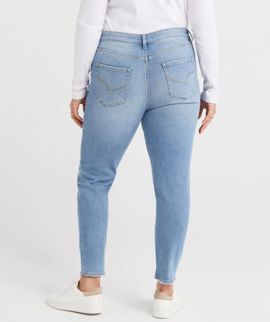 Women's Washed Blue High Rise Stretch Skinny Jeans by Sportsgirl